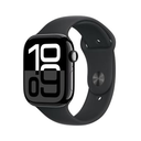 APPLE Watch Series 10 GPS 42mm - Alumínio Preto Brilhante com Bracelete Desportiva Preto - M/L