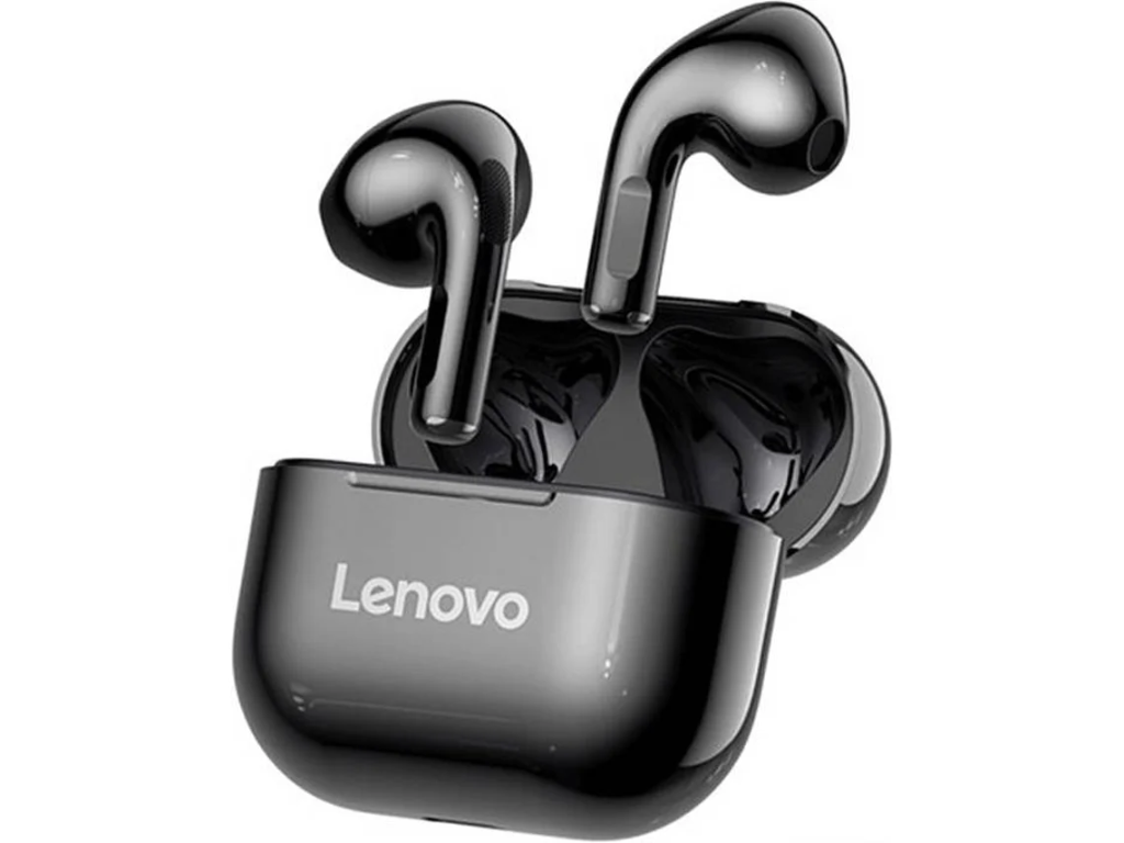 Auriculares Desportivos LENOVO LP40 (Bluetooth - Preto) 