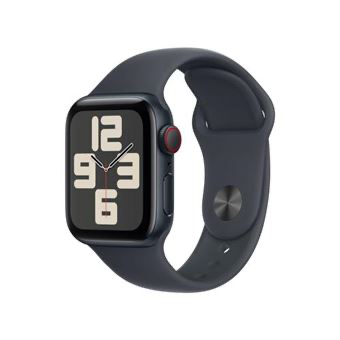 Apple Watch SE 2024 GPS 44mm - Alumínio Meia-noite M/L